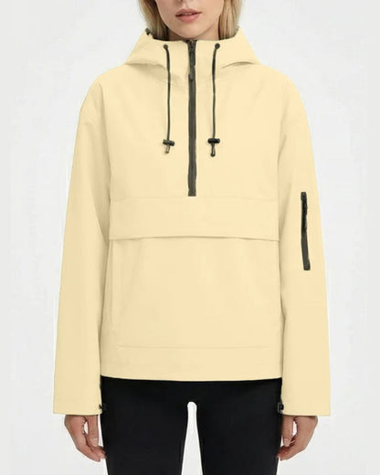 Curvvvy™ Giacca a Vento Leggera con Cappuccio