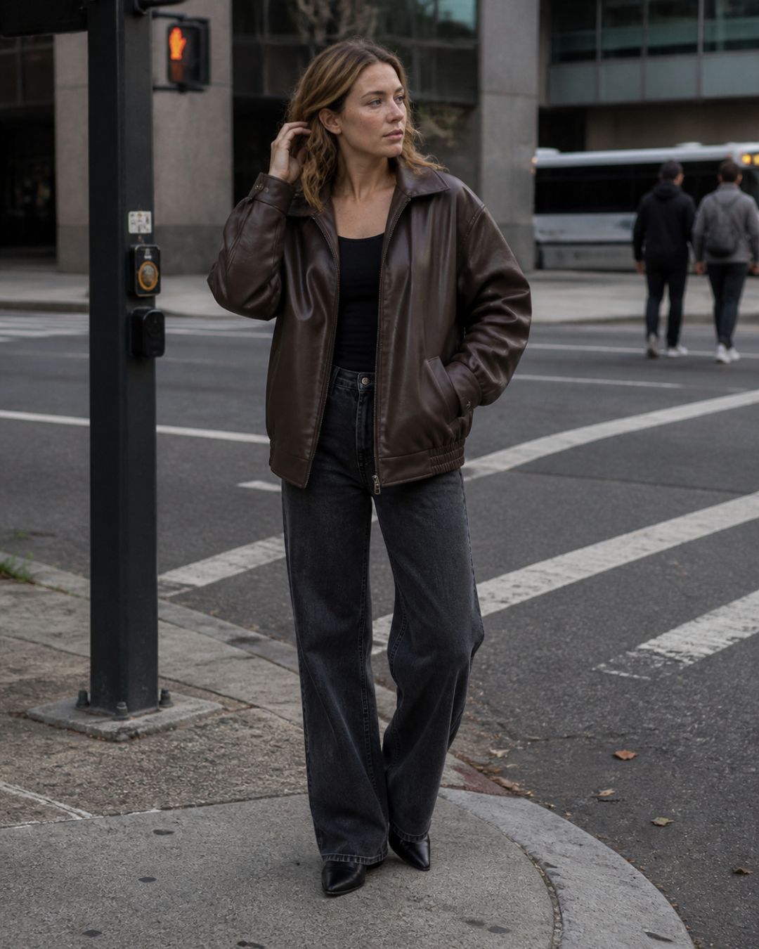 Curvvvy™ Oversized Bomber Jacket