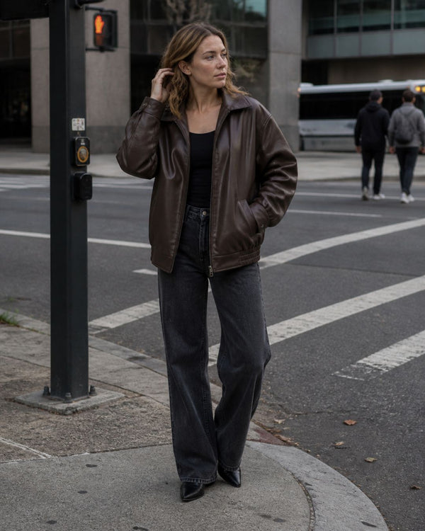 Curvvvy™ Oversized Bomber Jacket