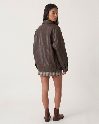 Curvvvy™ Oversized Bomber Jacket