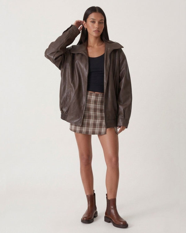 Curvvvy™ Oversized Bomber Jacket