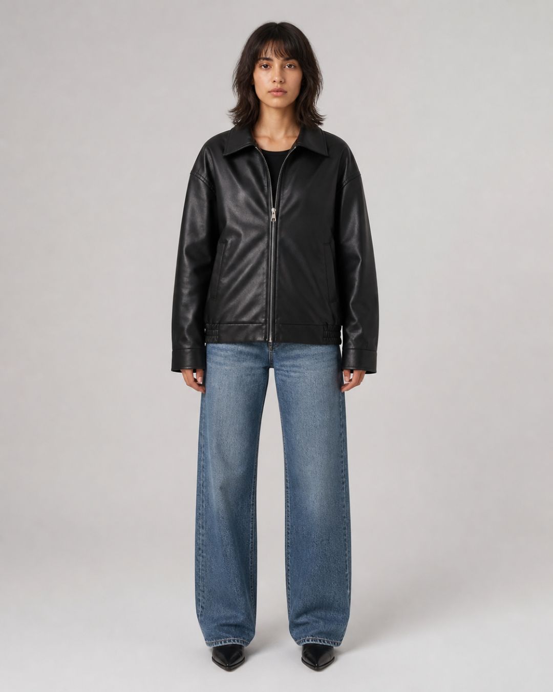 Curvvvy™ Oversized Bomber Jacket