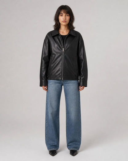 Curvvvy™ Oversized Bomber Jacket