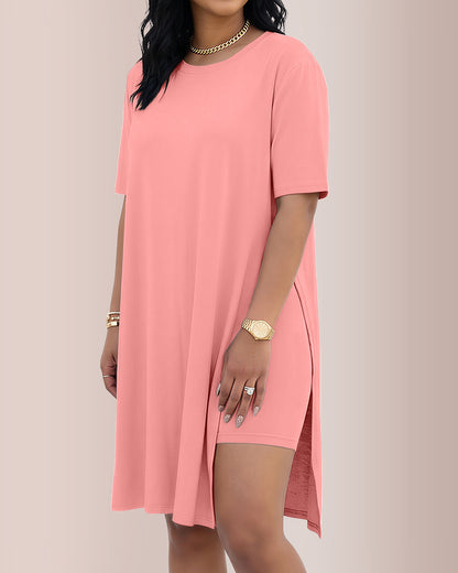 Curvvvy™ Completo Loungewear Top Asimmetrico Maniche Lunghe & Pantaloni a Gamba Larga