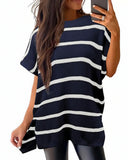Striped Navy