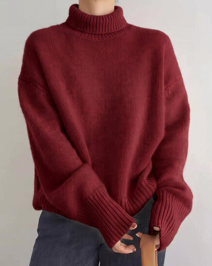 Curvvvy™ Maglione in maglia con colletto polo – Pullover morbido con mezza abbottonatura