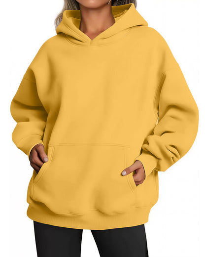 Curvvvy™ Felpa Casual Scollo a V con Tasca