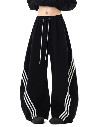 Curvvvy™ Pantalon d'Intérieur Fluide à Jambe Large et Cordon de Serrage