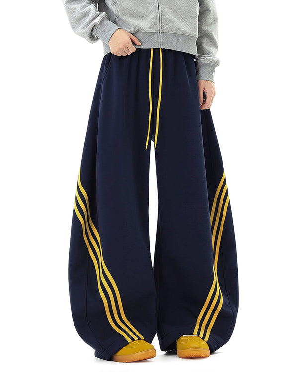 Curvvvy™ Pantalon d'Intérieur Fluide à Jambe Large et Cordon de Serrage