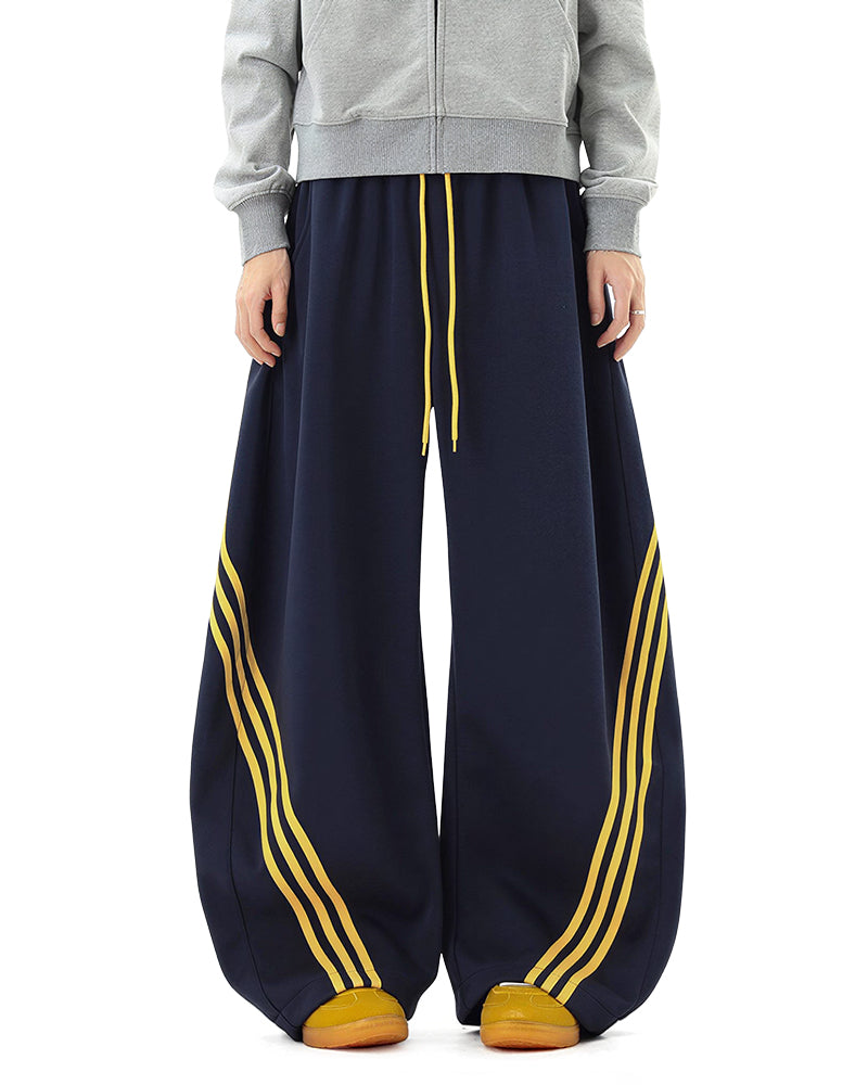 Curvvvy™ Pantalon d'Intérieur Fluide à Jambe Large et Cordon de Serrage