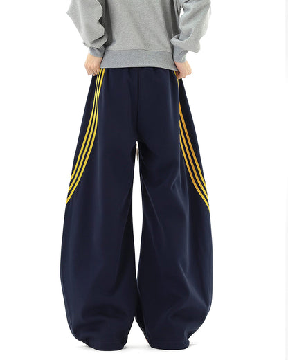 Curvvvy™ Pantalon d'Intérieur Fluide à Jambe Large et Cordon de Serrage