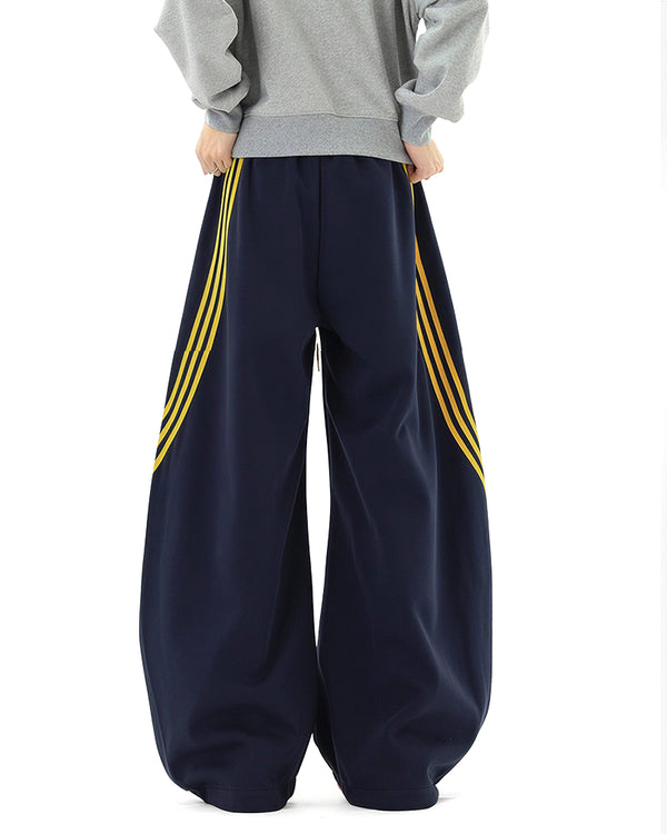 Curvvvy™ Pantalon d'Intérieur Fluide à Jambe Large et Cordon de Serrage