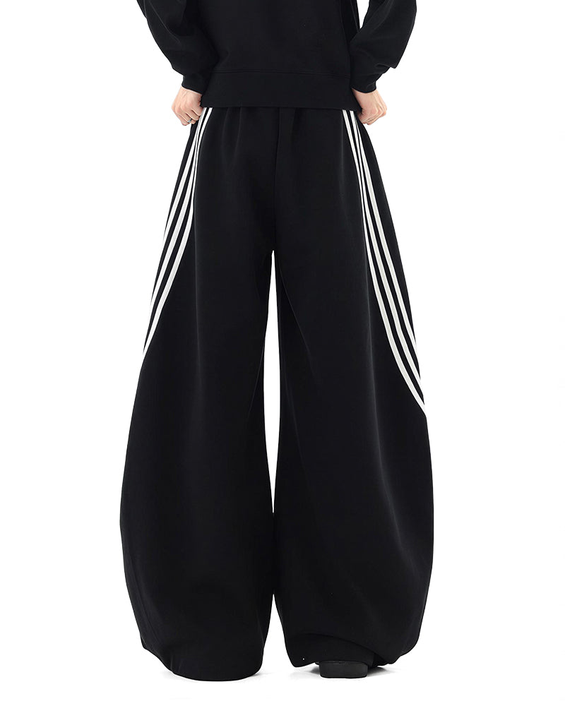 Curvvvy™ Pantalon d'Intérieur Fluide à Jambe Large et Cordon de Serrage