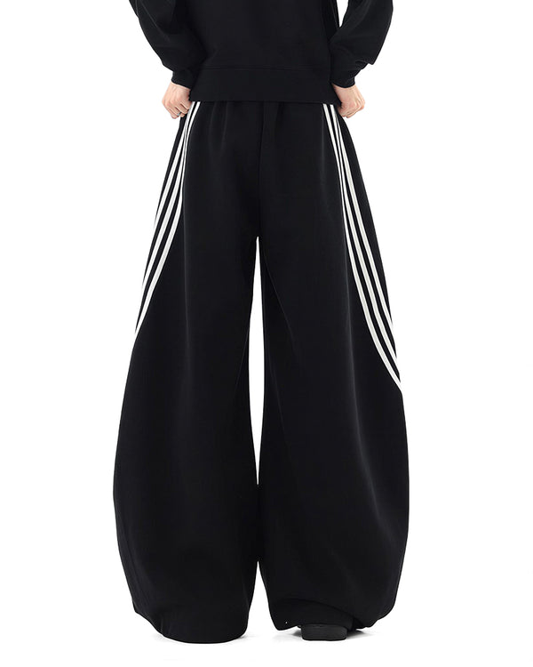Curvvvy™ Pantalon d'Intérieur Fluide à Jambe Large et Cordon de Serrage
