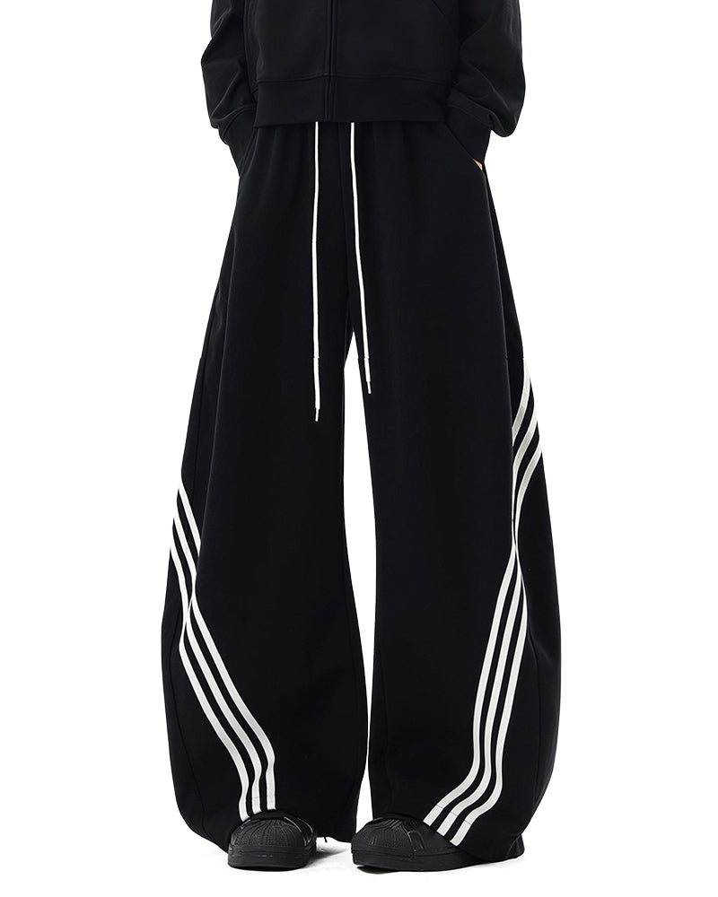 Curvvvy™ Pantalon d'Intérieur Fluide à Jambe Large et Cordon de Serrage
