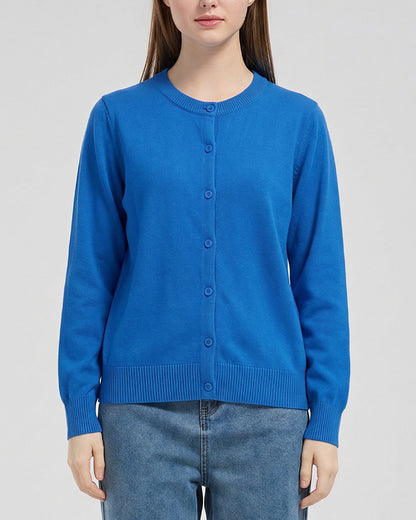 Curvvvy™ Maglione in maglia con colletto polo – Pullover morbido con mezza abbottonatura
