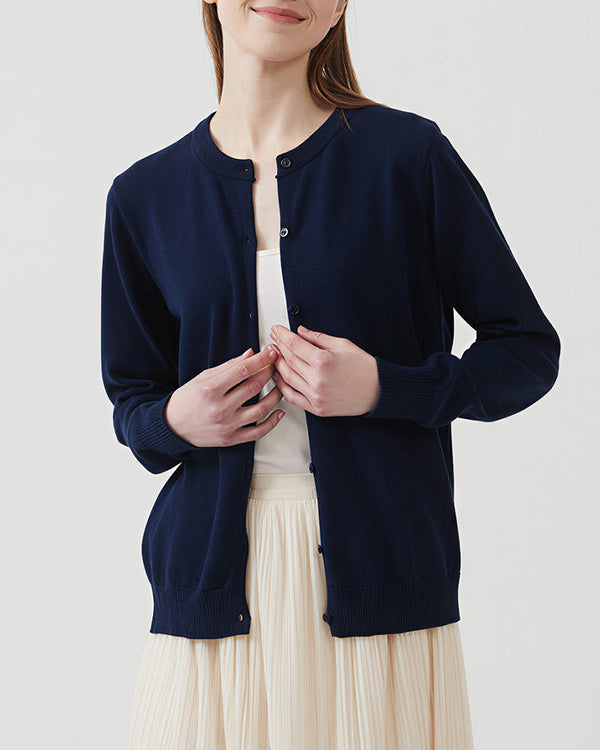 Curvvvy™ Maglione in maglia con colletto polo – Pullover morbido con mezza abbottonatura