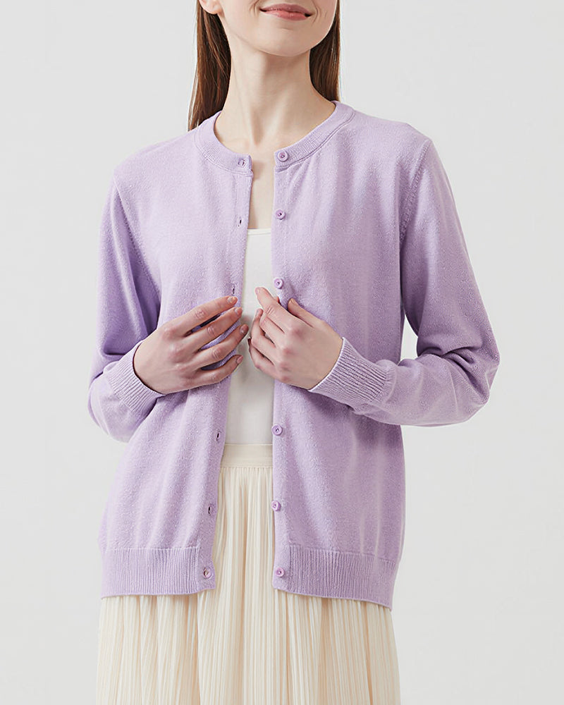 Curvvvy™ Maglione in maglia con colletto polo – Pullover morbido con mezza abbottonatura