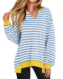 Striped Blue