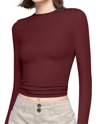 Curvvvy™ Asymmetrische Bluse mit Fledermausärmeln