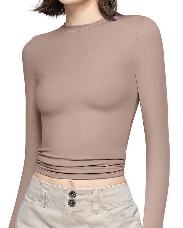Curvvvy™ Asymmetrische Bluse mit Fledermausärmeln