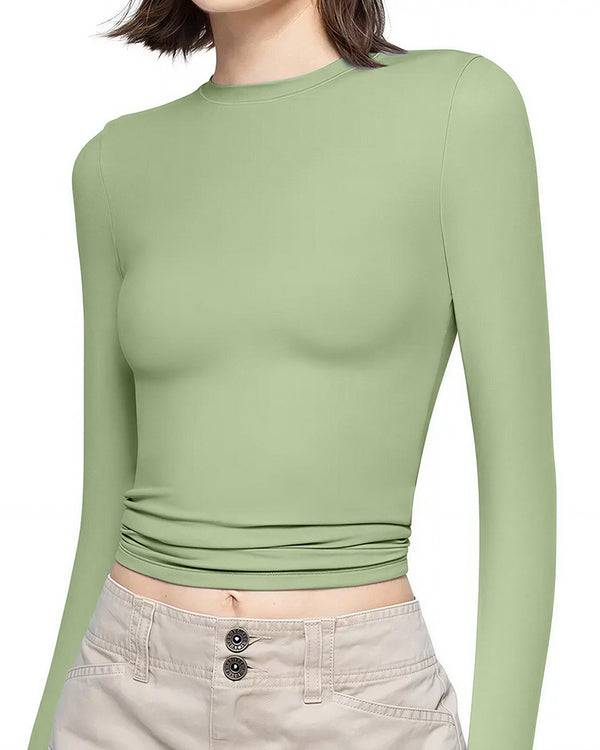 Curvvvy™ Asymmetrische Bluse mit Fledermausärmeln