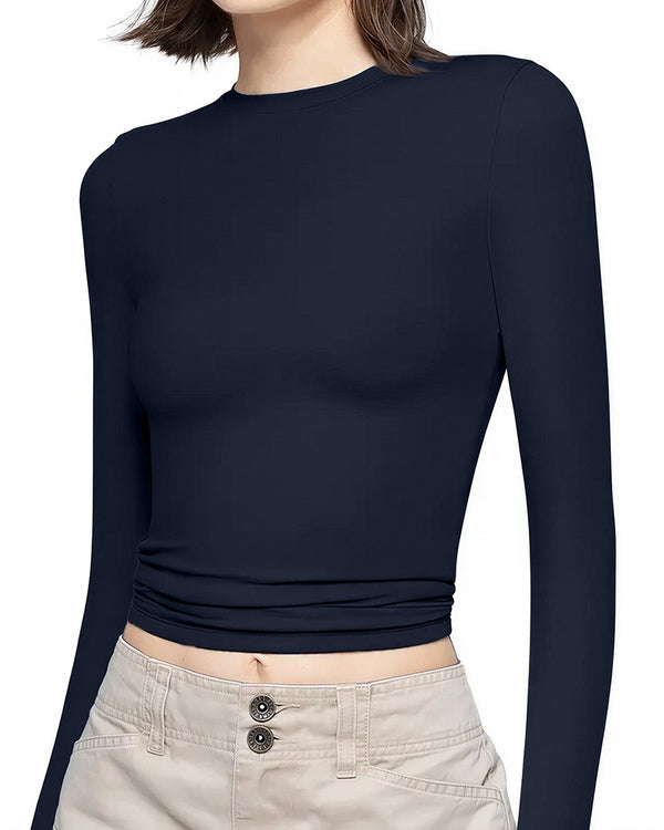 Curvvvy™ Asymmetrische Bluse mit Fledermausärmeln