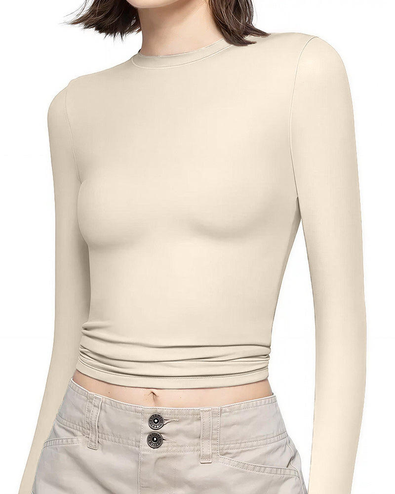 Curvvvy™ Asymmetrische Bluse mit Fledermausärmeln