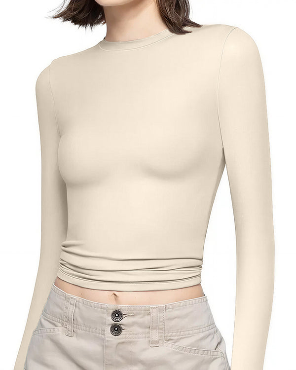 Curvvvy™ Asymmetrische Bluse mit Fledermausärmeln