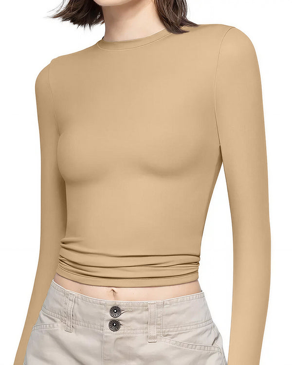 Curvvvy™ Asymmetrische Bluse mit Fledermausärmeln