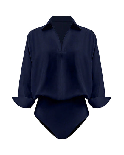 Curvvvy™ Conjunto Casual com Top de Ombros Descobertos e Calças Largas