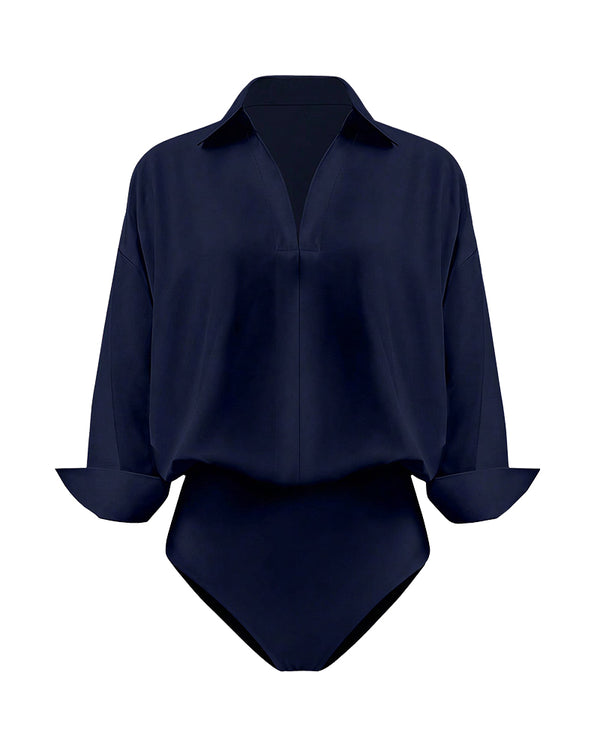 Curvvvy™ Conjunto Casual com Top de Ombros Descobertos e Calças Largas