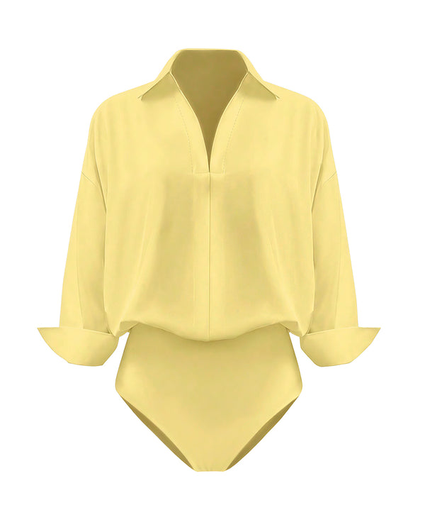 Curvvvy™ Conjunto Casual com Top de Ombros Descobertos e Calças Largas