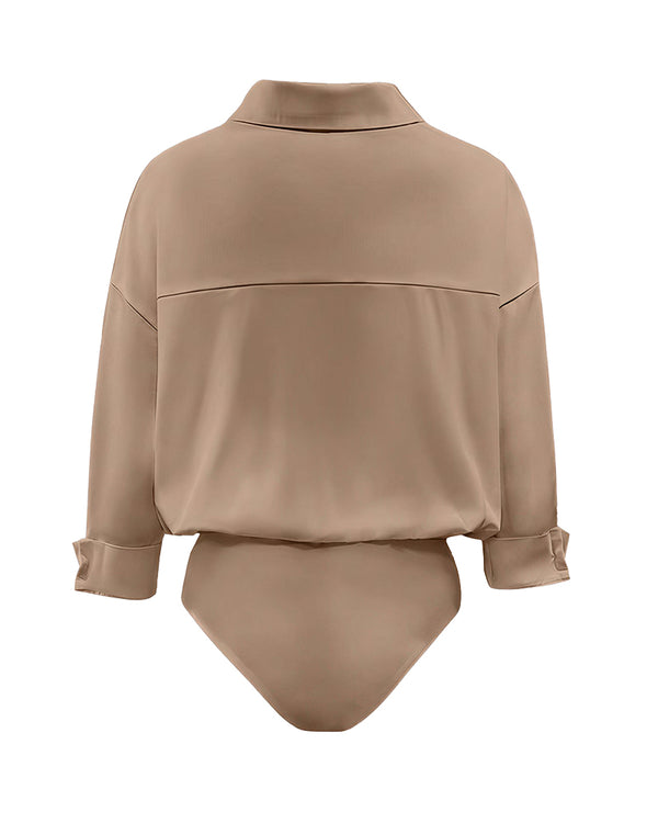 Curvvvy™ Conjunto Casual com Top de Ombros Descobertos e Calças Largas