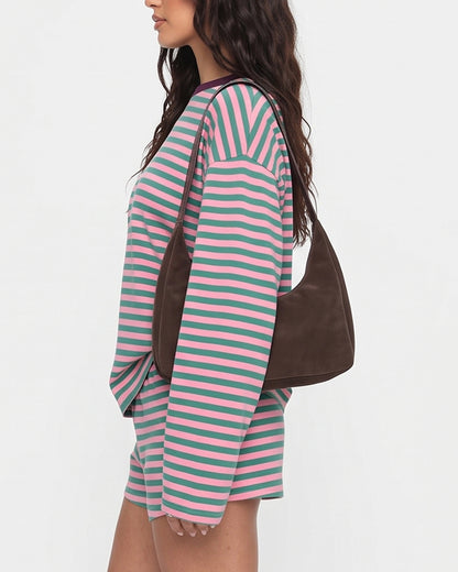 Curvvvy™ Zweiteiliges Set mit V-Ausschnitt für Freizeit & Alltag