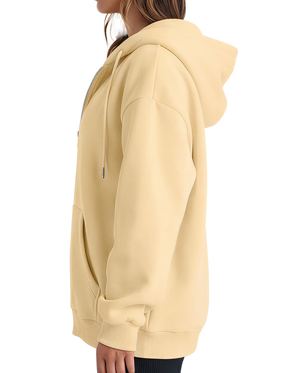 Curvvvy™ Strukturierte Bomberjacke mit Stehkragen, Tunnelzug und Reißverschluss