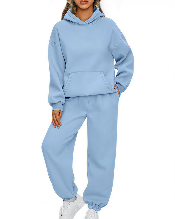 Curvvvy™ Oversized Hoodie & Jogger Lounge Set