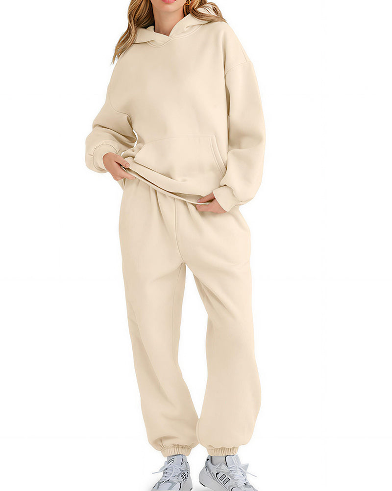 Curvvvy™ Oversized Hoodie & Jogger Lounge Set