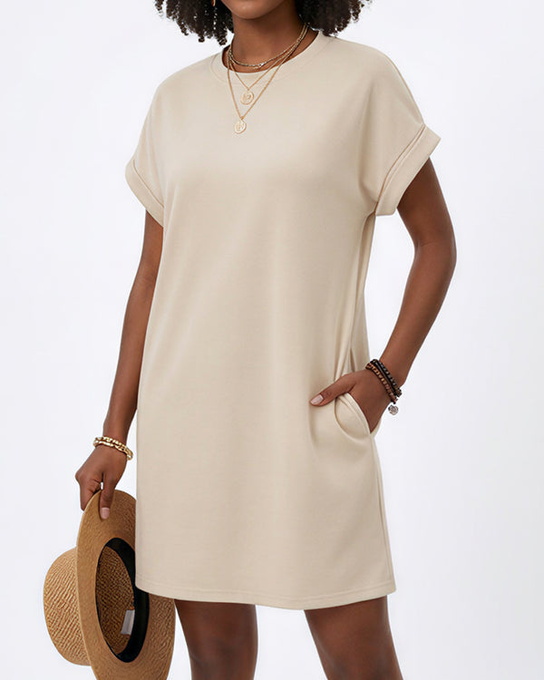 Curvvvy™ Vestido Camisero Maxi Vintage de Ante Sintético con Ribete de Encaje
