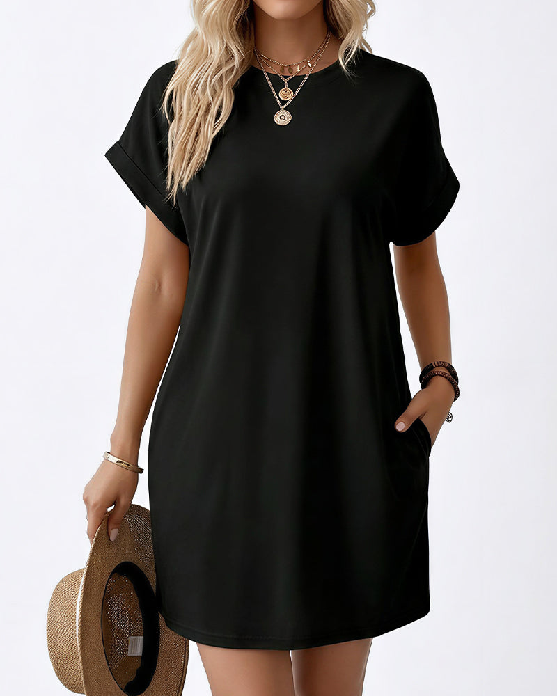 Curvvvy™ Vestido Camisero Maxi Vintage de Ante Sintético con Ribete de Encaje