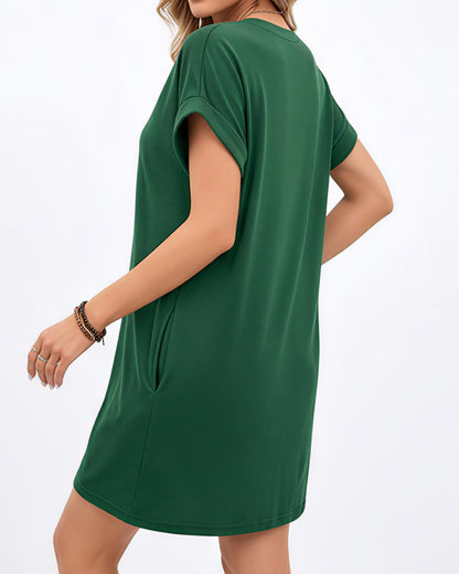 Curvvvy™ Vestido Camisero Maxi Vintage de Ante Sintético con Ribete de Encaje