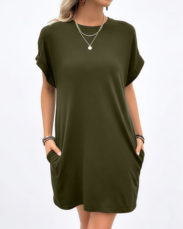 Curvvvy™ Vestido Camisero Maxi Vintage de Ante Sintético con Ribete de Encaje