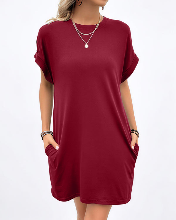 Curvvvy™ Vestido Camisero Maxi Vintage de Ante Sintético con Ribete de Encaje