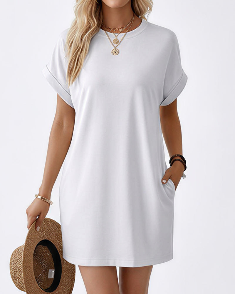 Curvvvy™ Vestido Camisero Maxi Vintage de Ante Sintético con Ribete de Encaje