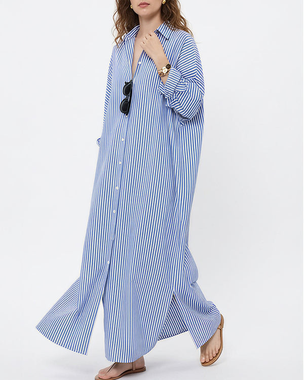 Curvvvy™ Ärmelloses Maxikleid aus PU-Leder mit Gürtel
