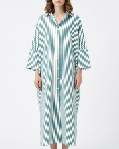Curvvvy™ Ärmelloses Maxikleid aus PU-Leder mit Gürtel