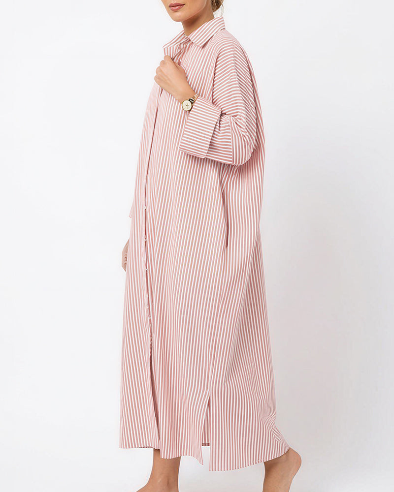 Curvvvy™ Ärmelloses Maxikleid aus PU-Leder mit Gürtel