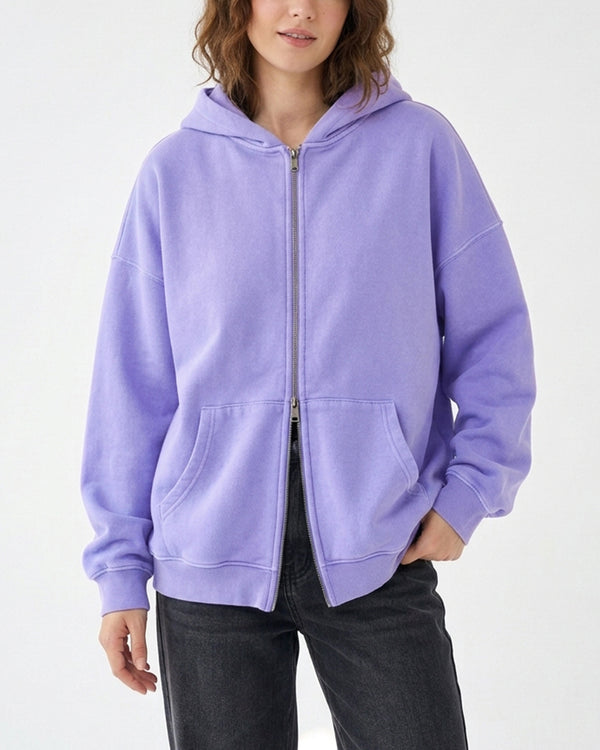 Curvvvy™ Unisex Heavyweight Fleece Full-Zip Hoodie