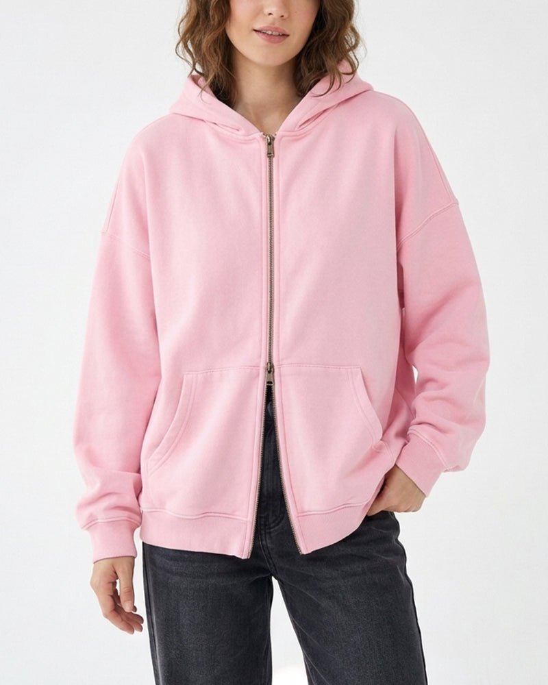Curvvvy™ Unisex Heavyweight Fleece Full-Zip Hoodie