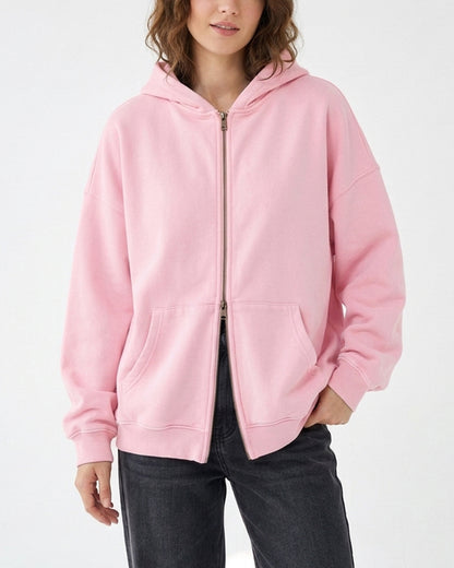 Curvvvy™ Unisex Heavyweight Fleece Full-Zip Hoodie